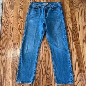 Levi's Blue Straight Leg Women's Jeans 28